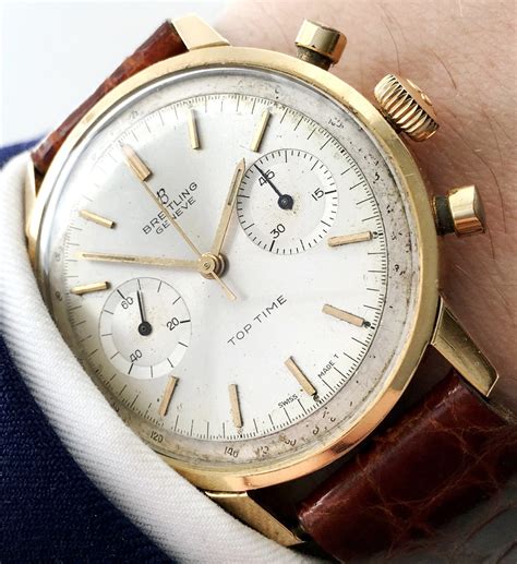 breitling top time vintage|vintage breitling top time chronograph.